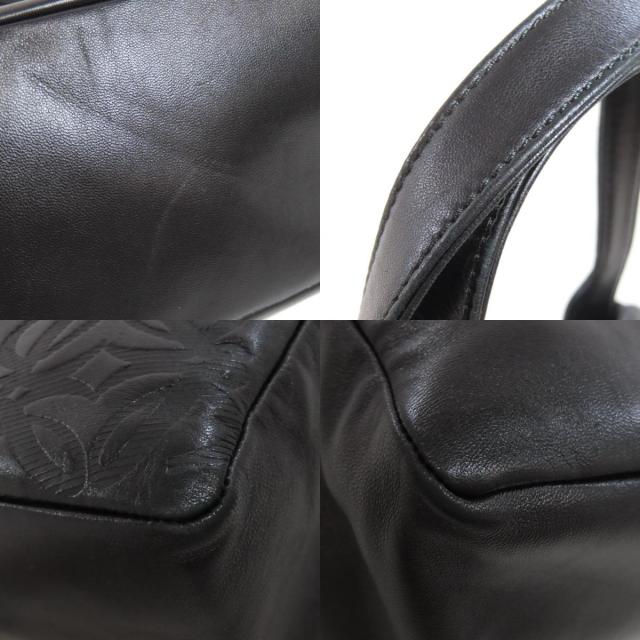 LOEWE ロエベ アナグラム ハンドバッグ ラムスキン レディース