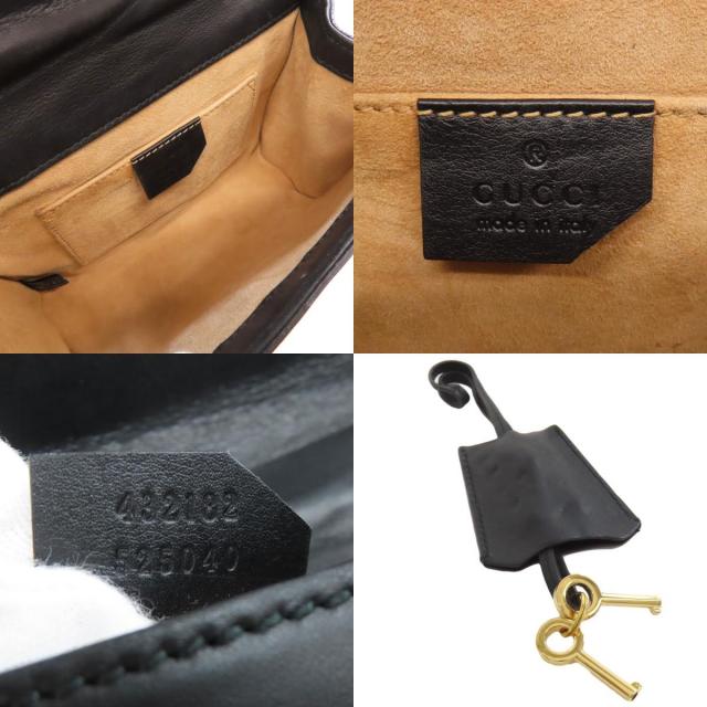 GUCCI グッチ 432182 パドロック チェーンショルダー ショルダーバッグ