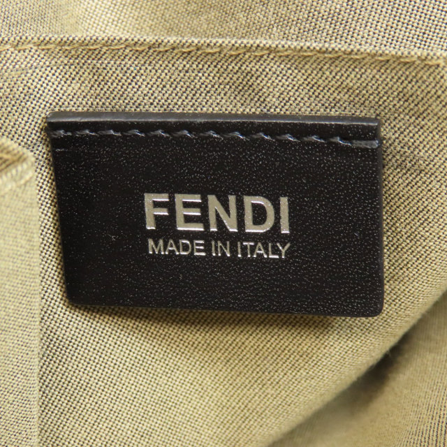 FENDI フェンディ ズッカ柄 ショルダーバッグ PVC メンズ 