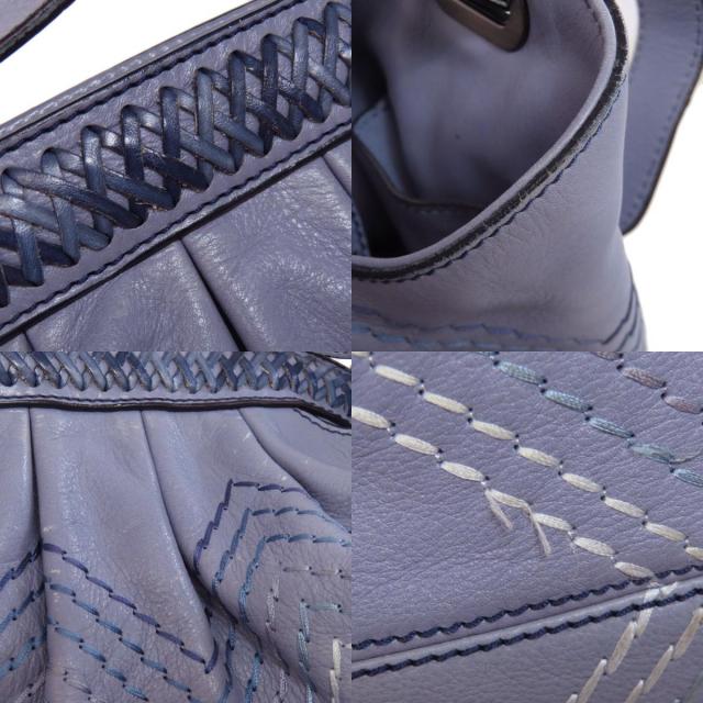 FENDI フェンディ ステッチ ワンショルダー ショルダーバッグ レザー  