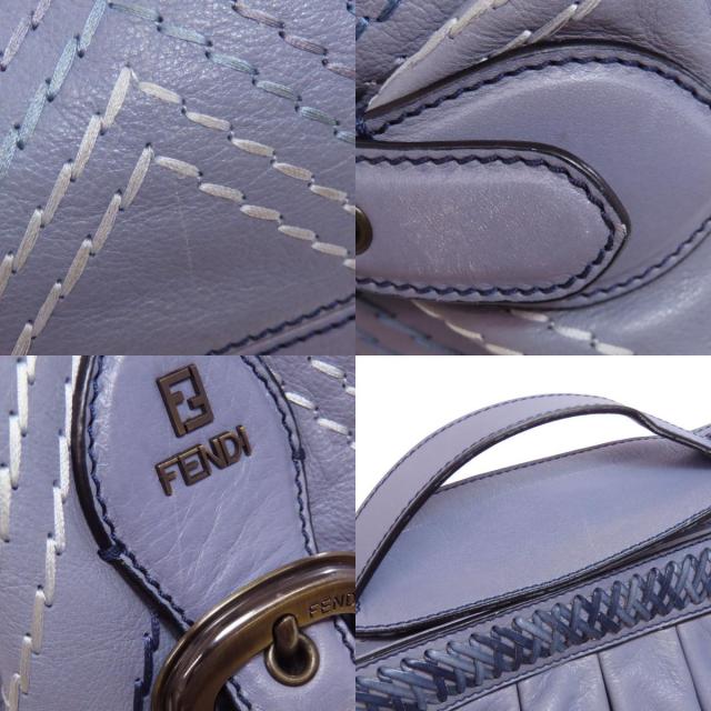 FENDI フェンディ ステッチ ワンショルダー ショルダーバッグ レザー  