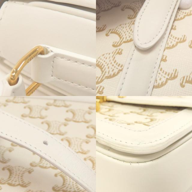 CELINE セリーヌ ティーン トリオンフ ショルダーバッグ PVC