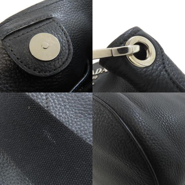 PRADA プラダ ロゴ ショルダーバッグ カーフ レディース 