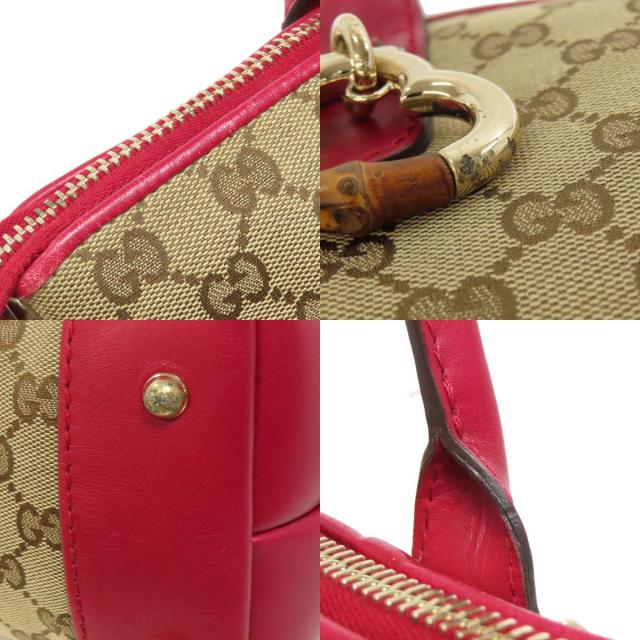 GUCCI グッチ 269957 GG ハートチャーム トートバッグ キャンバス  