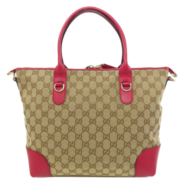 GUCCI グッチ 269957 GG ハートチャーム トートバッグ キャンバス 
