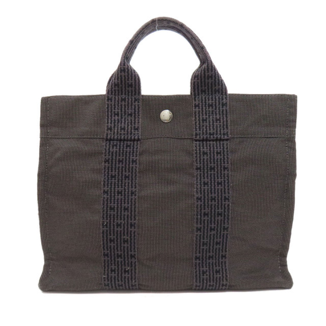 HERMES エルメス エールラインPM ハンドバッグ キャンバス レディース