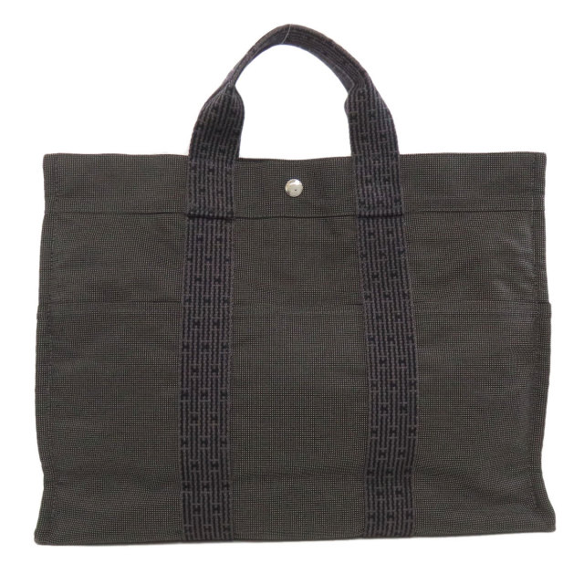 HERMES エルメス エールラインMM ハンドバッグ キャンバス レディース