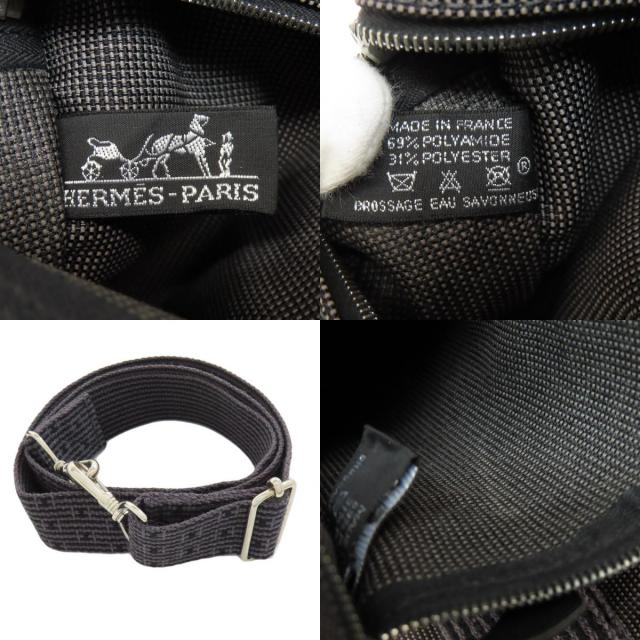 HERMES エルメス エールライン 2WAY ビジネスバッグ キャンバス