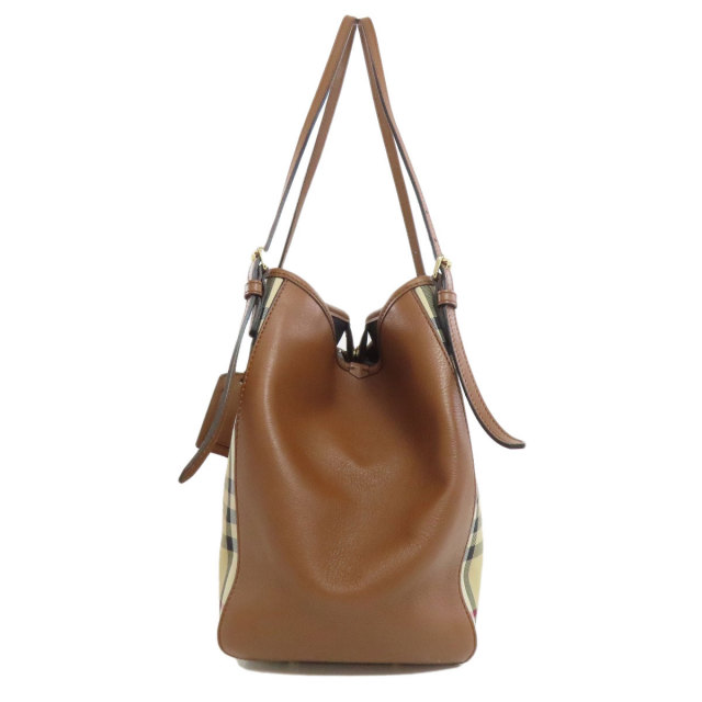 BURBERRY バーバリー ノバチェック トートバッグ PVC レディース