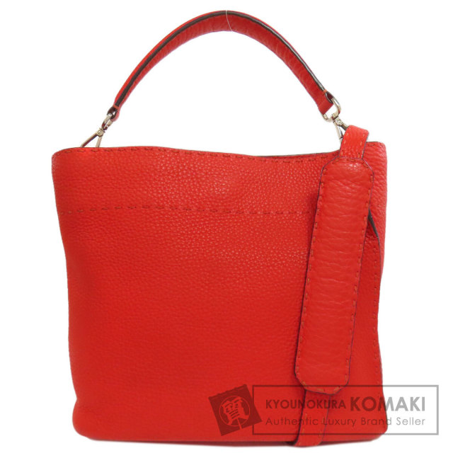 FENDI フェンディ セレリア 2WAY ハンドバッグ カーフ レディース 