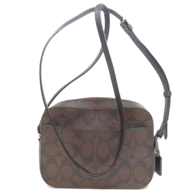 COACH コーチ 91677 シグネチャー ショルダーバッグ PVC レディース 