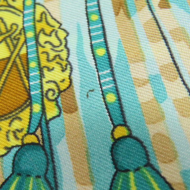 HERMES エルメス カレ90 LES MUSEROLLES 鼻革 スカーフ カシミヤ  