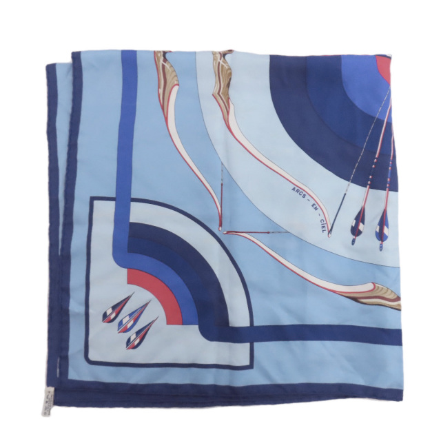 HERMES エルメス カレ90 ARCS EN CiEL スカーフ シルク