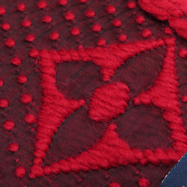 ルイヴィトン エシャルプロゴマニア マフラー シルク ウール 赤M72432 LOUIS VUITTON ルイ ヴィトン エシャルプ ロゴマニア マフラー