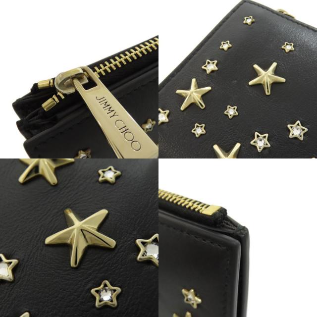Jimmy Choo ジミーチュウ スターモチーフ 二つ折り財布（小銭