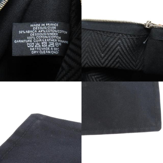 エルメス HERMES  ロゴ  アクセサリーポーチ コットン レディース  中古 HERMES エルメス ロゴ アクセサリーポーチ コットン レディース [中古