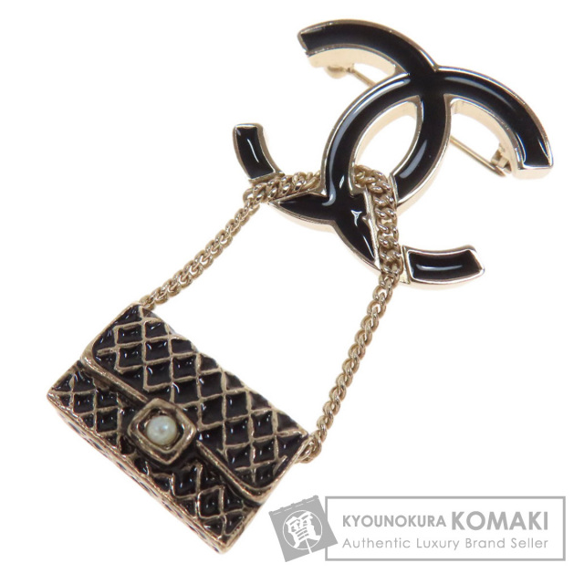 CHANEL シャネル ココマーク マトラッセバッグチャーム ブローチ