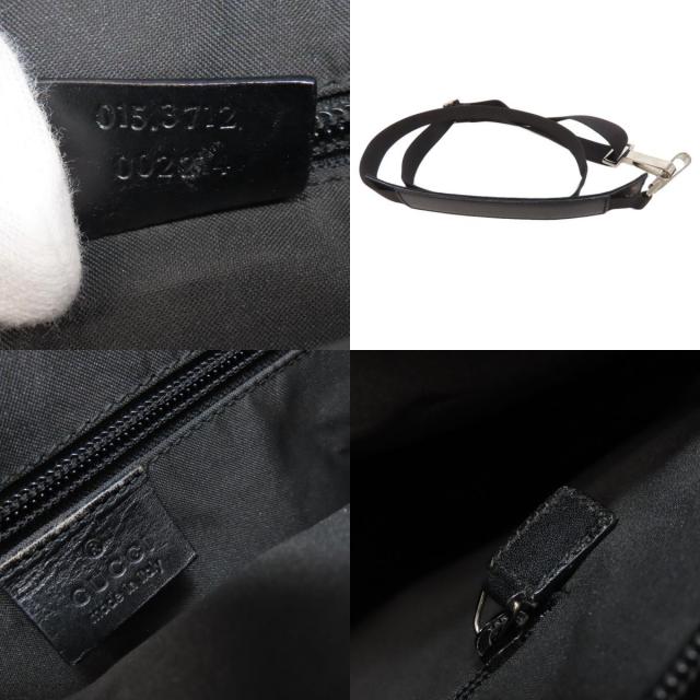 r*m様 GUCCI GGキャンバス ビジネスバッグ GG ブラック〕ミディアム ブリーフケース ブラック GGスプリーム