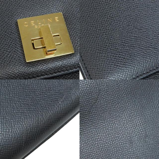 CELINE セリーヌ Cロゴ レザー ハンドバッグ レディース ブランド CELINE - セリーヌ ロゴ ハンドバッグ レディース 【中古】の