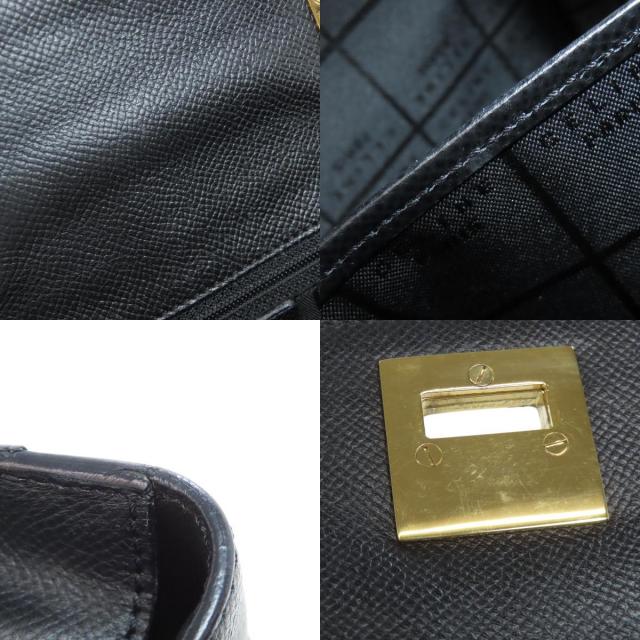 希少デザイン　セリーヌ　ロゴ型押し3室ハンドバッグ　レザー×PVC 入手困難　茶 CELINE セリーヌ ロゴ ハンドバッグ レザー レディース ブランド