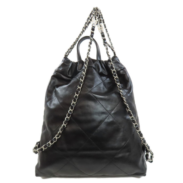 早い者勝ち✨シャネル　リュック　ドゥドーヌ　シルバー　バックパック CHANEL シャネル シャネル22 バックパック シルバー金具