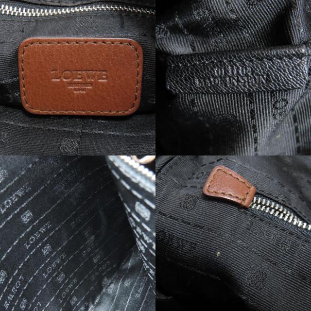 LOEWE ロエベ ロゴ ショルダーバッグ カーフ レディース