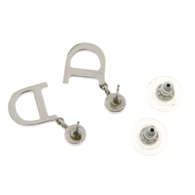 CHRISTIAN DIOR クリスチャンディオール Dロゴ ピアス 金属製