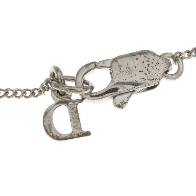 CHRISTIAN DIOR クリスチャンディオール ロゴプレート ネックレス 金属