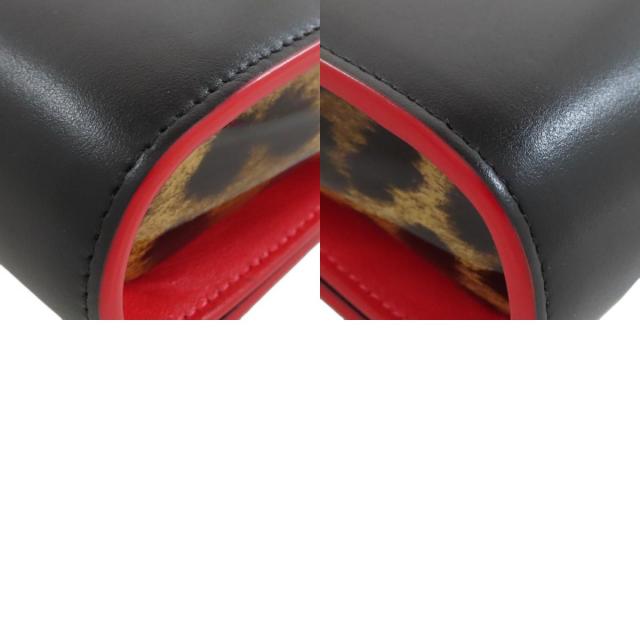 Christian Louboutin 赤 スタッズ ショルダーバッグ Christian Louboutin クリスチャンルブタン スモール スタッズ