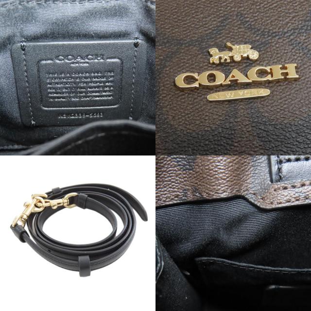 コーチ シグネチャー 2way PVC レザー ゴールド金具 ロゴ ハンドバッグ coach コーチ シグネチャー PVC レザー 2way ショルダーバッグ