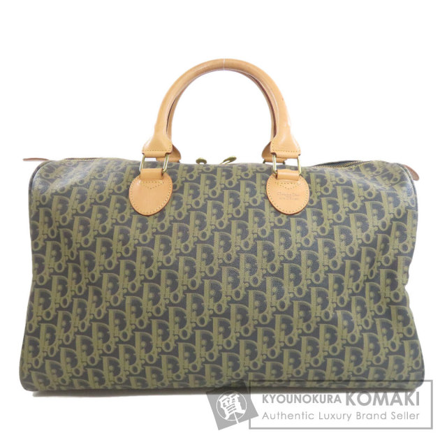 CHRISTIAN DIOR クリスチャンディオール トロッター柄 ボストンバッグ