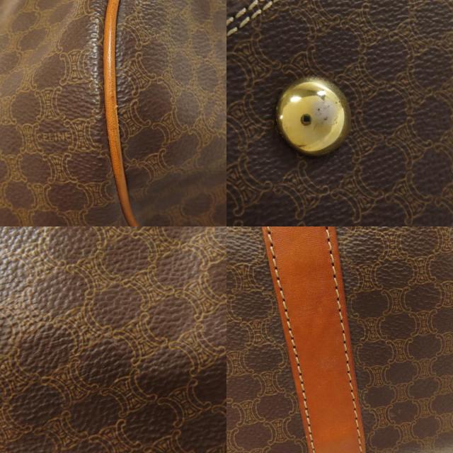 CELINE セリーヌ マカダム柄 ボストンバッグ PVC レディース [中古