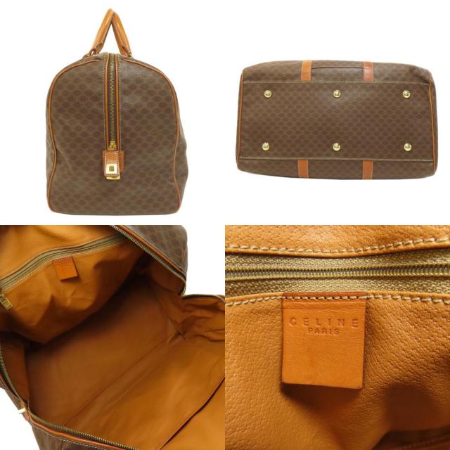 CELINE セリーヌ マカダム柄 ボストンバッグ PVC レディース [中古