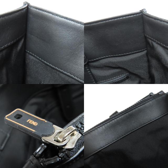 FENDI フェンディ ロゴ トートバッグ キャンバス レディース