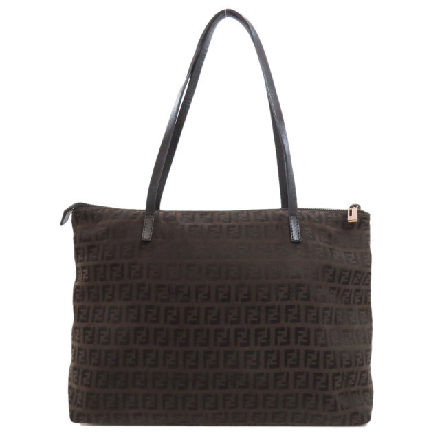 ⭐️FENDI⭐️ フェンディ ズッカ柄 キャンバス トートバッグ ブラック FENDI フェンディ ズッカ柄 トートバッグ レディース バック ブラック