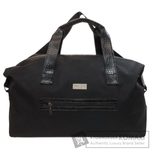 Jimmy Choo ジミーチュウ 2WAY ボストンバッグ ナイロン素材