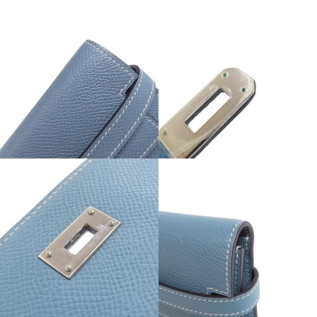 HERMES エルメス　ケリーウォレット ヴォーエプソン ブルージーン シルバー 楽天市場】HERMES エルメス ケリー ウォレット ブルージーン
