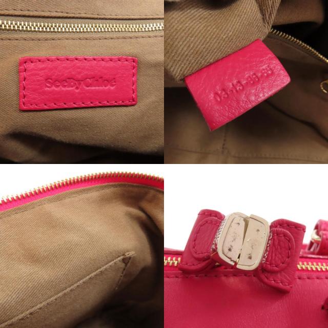 SEE BY CHLOE シーバイクロエ 2WAY ハンドバッグ レザー
