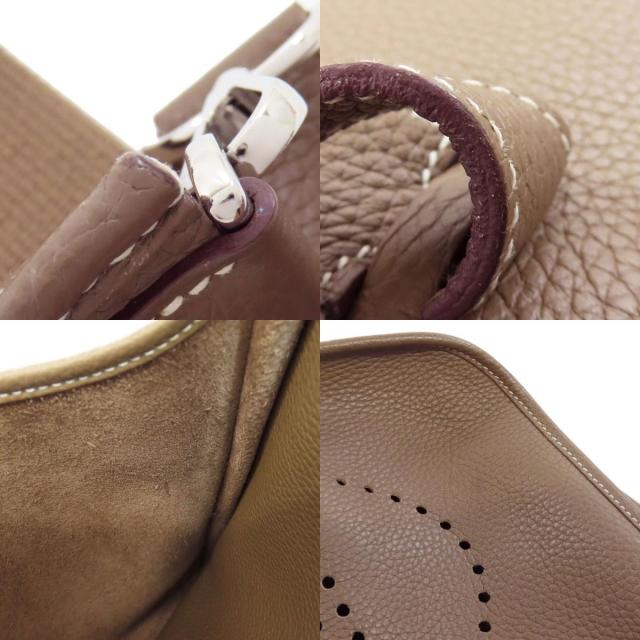 エルメス ショルダーバッグ エブリン 3 PM エトープ シルバー金具