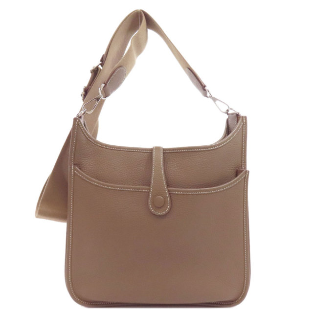 エルメス ショルダーバッグ エブリン 3 PM エトープ シルバー金具