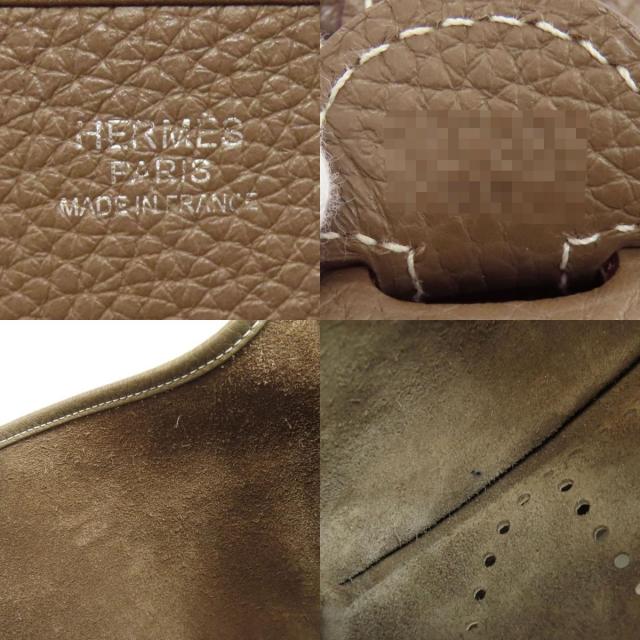 エルメス ショルダーバッグ エブリン 3 PM エトープ シルバー金具