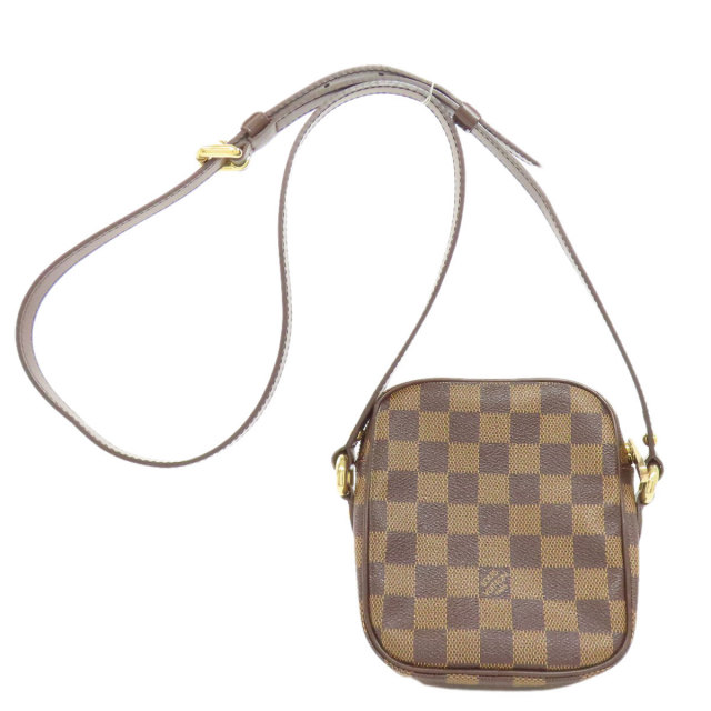 まさ　LOUIS VUITTON ダミエ・キャンバス ショルダーバッグ ルイヴィトンエヴァ 14137 ブラウン レディース ダミエ