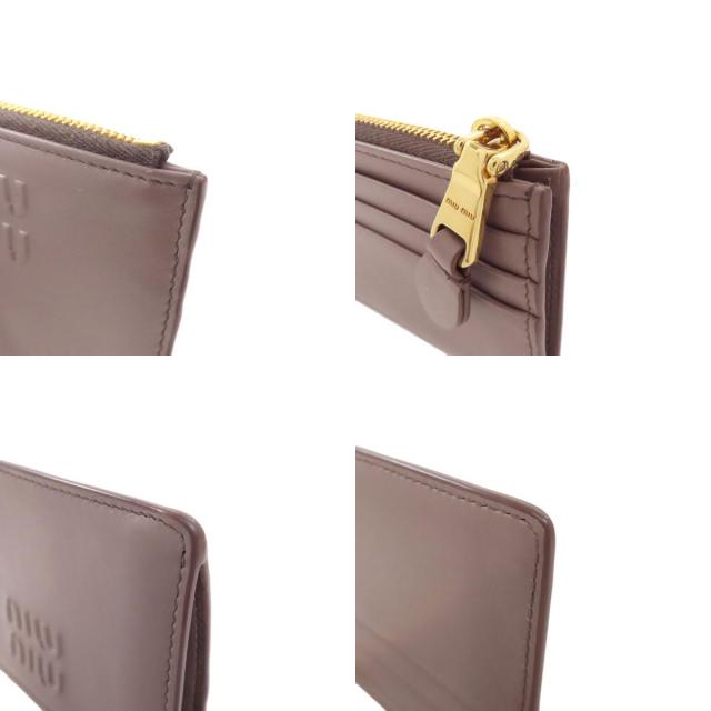 MIUMIU ミュウミュウ ロゴ カードケース レザー レディース