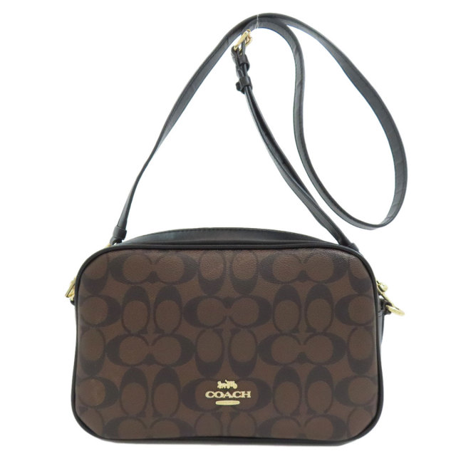 COACH コーチ F18863 ロゴ ショルダーバッグ レザー レディース