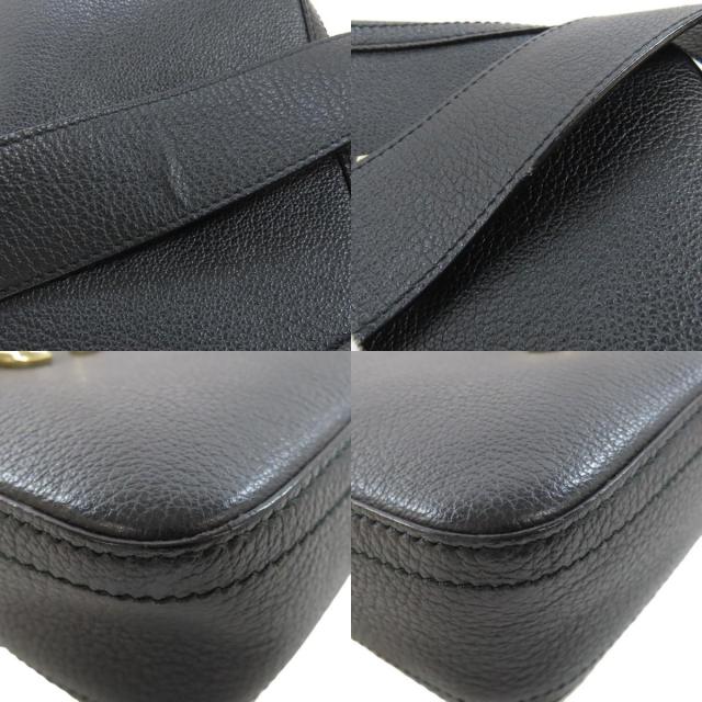 Jimmy Choo ジミーチュウ ロゴ ショルダーバッグ レザー