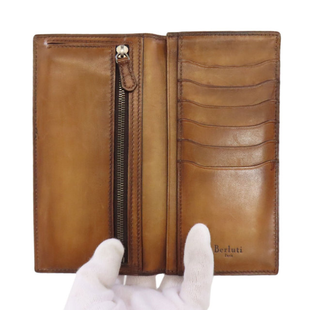 【お値下げ中】ベルルッティ Berluti 長財布【正規店磨き済み】 ベルルッティ(Berluti) 中古 メンズ長財布 | 通販・人気