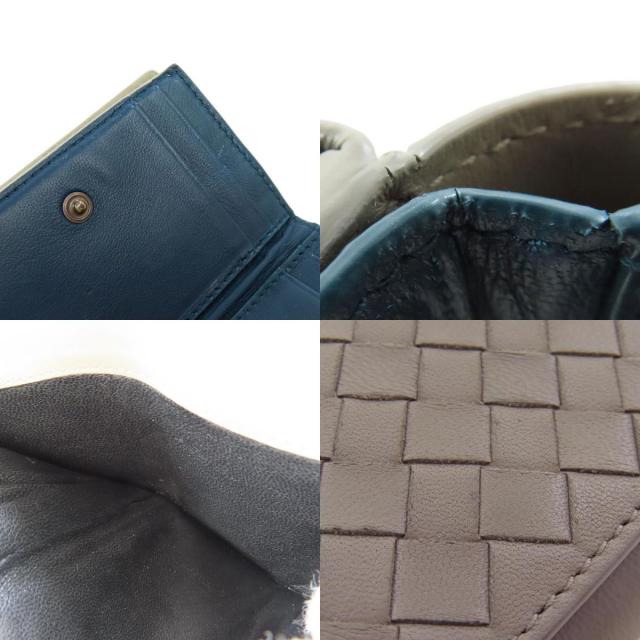 ボッテガヴェネタ 二つ折り財布（小銭入れあり） コンパクトウォレット イントレチャート