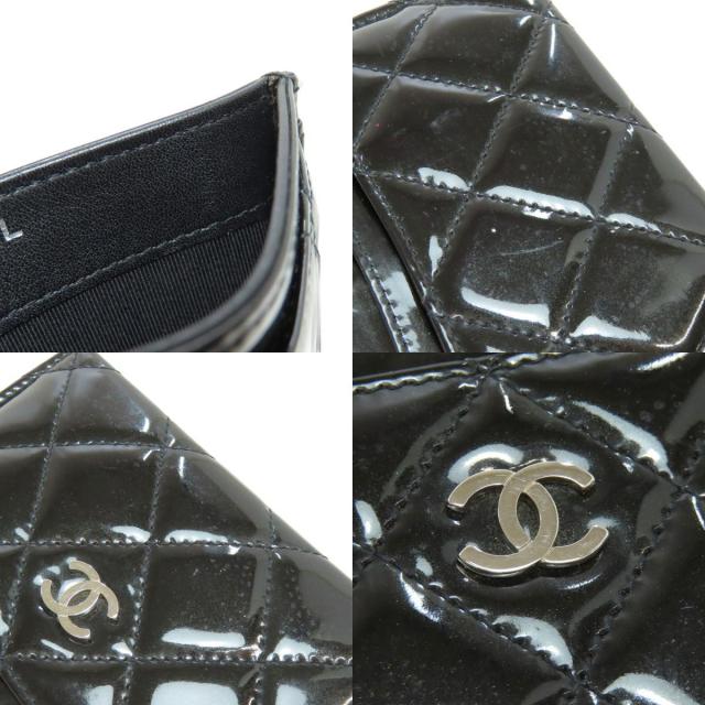 CHANEL シャネル マトラッセ ココマーク シルバー金具 カード