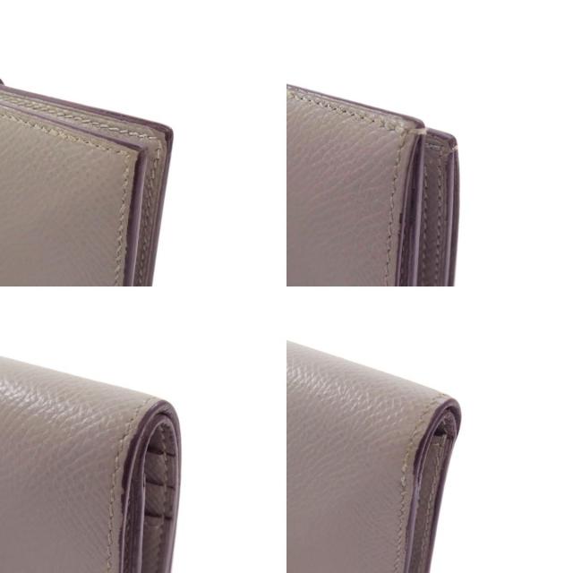 エルメス べアンコンパクト 二つ折り財布 ゴールド シルバー金具 エルメス べアンコンパクト 二つ折り財布 ゴールド シルバー金具