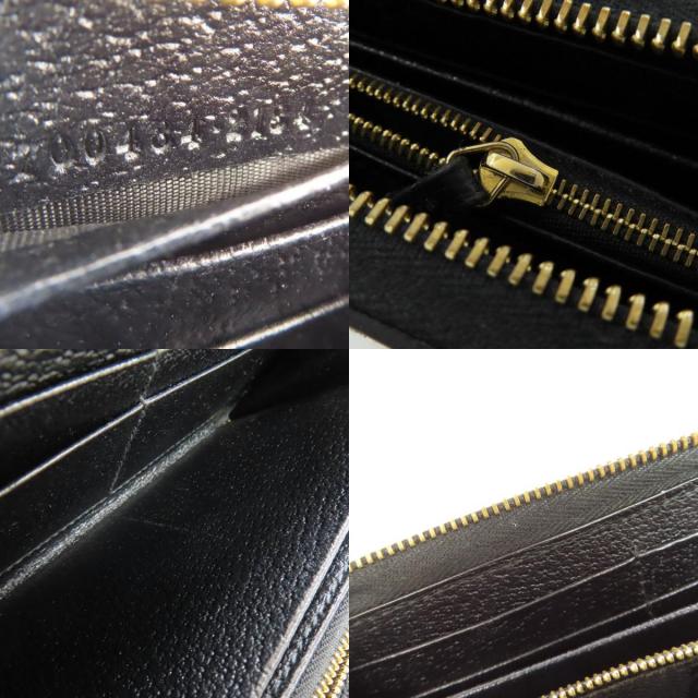 GUCCI グッチ長財布　ホースビット 700484 黒×ゴールド グッチ(GUCCI)グッチ ホースビット ラウンド長財布 財布